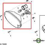 AL215076 - JOHN DEERE rear light