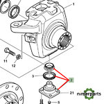 AL222147 - JUEGO MUÑON BUJE TDM 700 JOHN DEERE