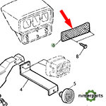 AL32067 - Pilot reflector after 40 50 John Deere