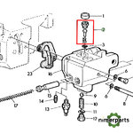 AL70242 - VÁLVULA BOMBA FRENO JOHN DEERE