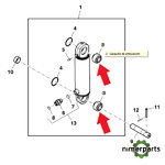 AL76638 - ELEX 6020 BOTTLE BASKET JOHN DEERE