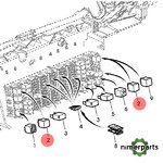 AL77324 - RELÉ S-6000 ORIGINAL JOHN DEERE