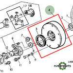 AL81266 - TORTIGUADOR 6 6020 John Deere