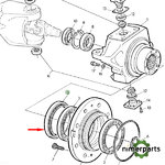 AL81842 - Retan BUJE TDM 6000 6020 6 John Deere cylinders