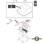 AM126620 - CABLE CORTO GATOR-E JOHN DEERE