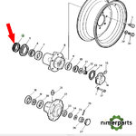AR26480 - RETEN BUJE STD JOHN DEERE
