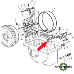 AT12820 - RETEN EJE FRENO MANO 6 7000 ORIGINAL JOHN DEERE