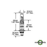 AT130104 - LAMPARA H-3 12V 55W JOHN DEERE