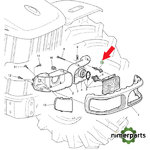 AZ47904 - Original screw Faro Adjust 6020 John Deere