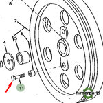 BP13931 - John Deere Packer Screw