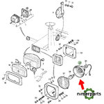 CE15294 - GUARDAPOLVO OPTICA FARO JOHN DEERE