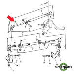 DE16313 - ROTULA DIRECCION EV JOHN DEERE
