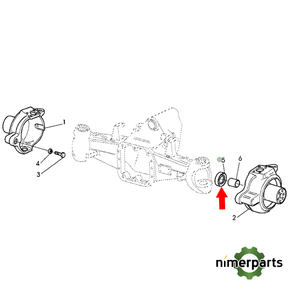 ER116723 - Retan Palier TDM 5000 John Deere