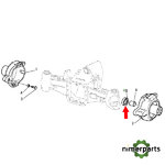 ER116723 - RETEN PALIER TDM 5000 JOHN DEERE