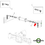 ER350438 - ROTULA DIRECCION RH DERECHA TDM JOHN DEERE
