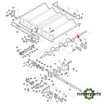 H142188 - COJINETE MADERA CTS 9000 ORIGINAL JOHN DEERE