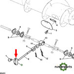 H168206 - 600 900 John Deere retractable finger guide