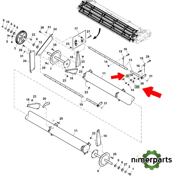 H176550 - COJINETE JOHN DEERE