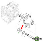 JD10134 - Cono Rear Palier 8 9020 John Deere