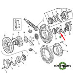 JD8206 - PISTA ROD PALIER JOHN DEERE