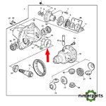 JD8252 - PISTA RODAMIENTO MUÑON INF TDM 8010 30 JOHN DEERE