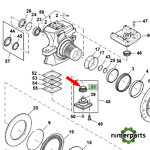 JD8930 - CONO RODAMIENTO MUÑON INF TDM 8010 30 JOHN DEERE
