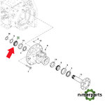 JD8946 - COJINETE PALIER JOHN DEERE