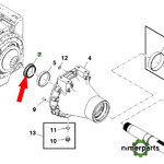 JD9069 - CONO RODAMIENTO CAÑONERA 8 9020 JOHN DEERE