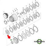L100935 - CASQUILLO PISTON TDM 6 6620 JOHN DEERE