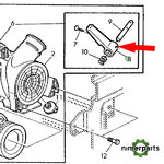 L101904 - ASA Air filter cover 6 6010 John Deere
