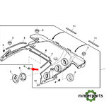 L151570 - TAPON TAPIZADO PILASTRA INTERIOR JOHN DEERE