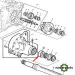 L154620 - PALIER 6620 JOHN DEERE