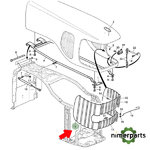L155598 - RH 6020 6cil front grid