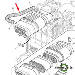 L168824 - MANGUERA FILTRO AIRE 6020 JOHN DEERE