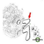 L203293 - CORREA TRAPEZOIDAL JOHN DEERE