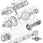 L33117 - TDF JOHN Deere Piston segment