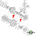 L31792 - ARANDELA CAJA SATELITES JOHN DEERE