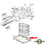 L34345 - JUNTA TAPA PALANCAS S40-50 DE EQUIPO JOHN DEERE