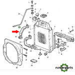 L34898 - MANGUITO SUPERIOR RADIADOR 16-2140 JOHN DEERE