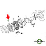 L34569 - TAPA FLECTOR B/HID JOHN DEERE