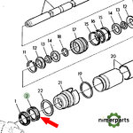 L41317 - RETEN BOTELLA DIRECCION JOHN DEERE