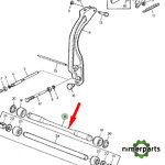 L41787 - Flexible axis 28 mm John Deere