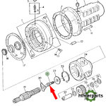 L57311 - Rear screw 6 6620 John Deere