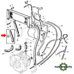 L59004 - John Deere oil radiator sleeve