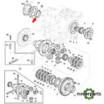 L77371 - TRACE TRACK TDF 61/6620 JOHN DEERE
