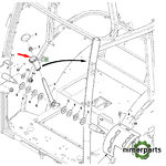 L77747 - VMD 6 7010 John Deere lever handle