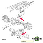 L80423 - ARANDELA TORNILLO PUENTE 6000 ORIGINAL JOHN DEERE