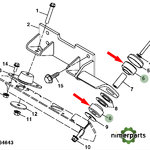 M123564 - SOPORTE MOTOR GATOR JOHN DEERE