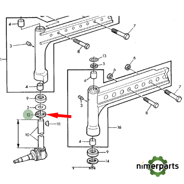 M2282T - Retan cork hose John Deere