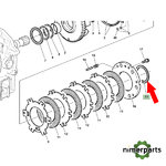 R101170 - ARANDELA EMBRAGUE TRANSMISION 6/7 JOHN DEERE